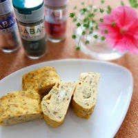 香菜（パクチー）入りの卵焼き♪