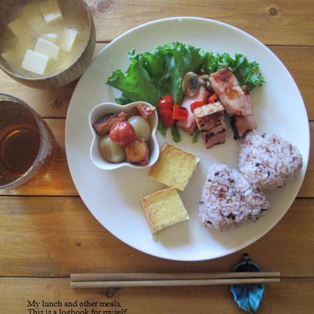3.29　遅めの朝ごはんと100均お弁当グッズ