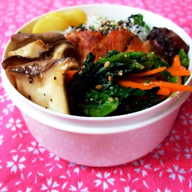 ブリの塩焼き弁当。