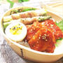 パパの✳︎鶏もも肉のコチュケチャのっけ弁当♡レシピあり