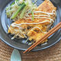もやし1袋使い切り〜簡単＆節約ランチ！レンジで作り置き和えものとオムレツ。