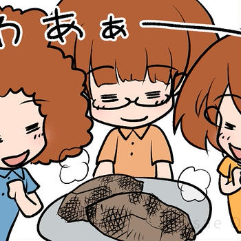 焚き火会🔥🍖💖 53/90 ほっくり💖(1) - モナモナキッチン🍳11話