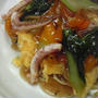 ◎げそと青梗菜の天津麺◎