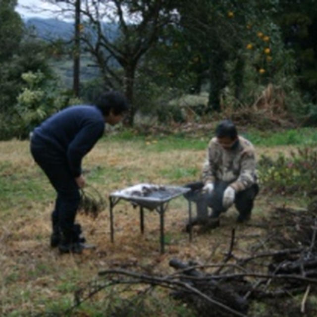 わらびもち作り