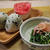 朝ごはんに♪混ぜ込みわかめ★水菜の和え物