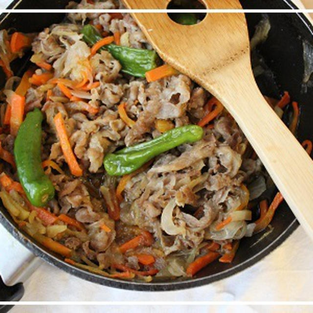 お弁当に♪風邪に効く！：：しょうが牛丼：：単身赴任夫に持たせる作り置きおかず