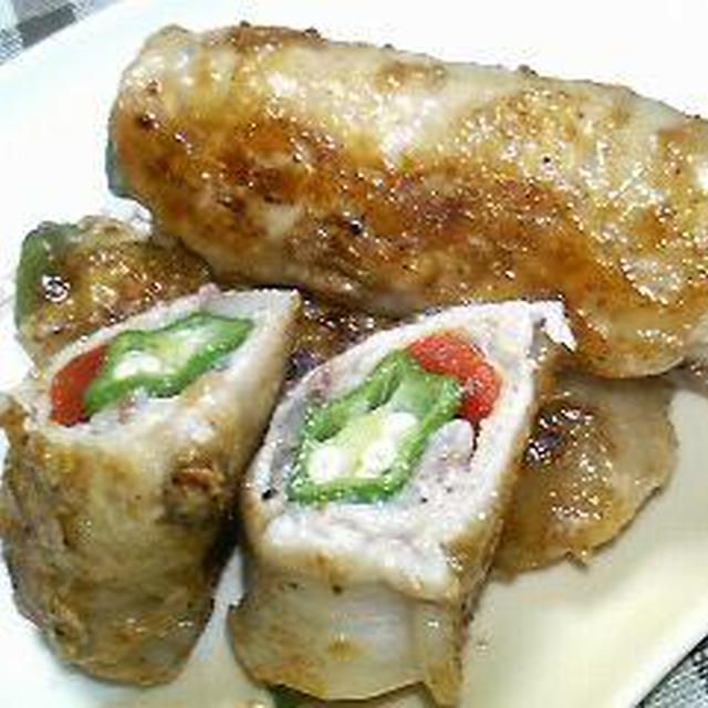 オクラの豚肉巻き☆