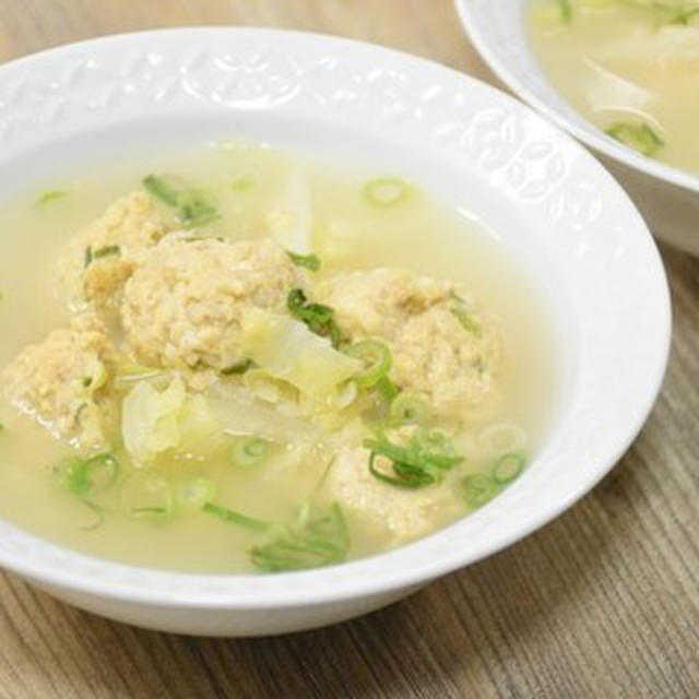【スパイス大使】鶏団子と白菜のねぎ塩スープ