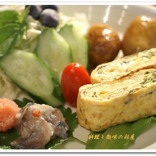 今日の《ワンプレート朝ご飯》は和食でした。
