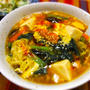 酸辣湯麺(サンラータン麺)・濃縮ポン酢で簡単♪