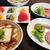 豆腐と茸のおかず汁など