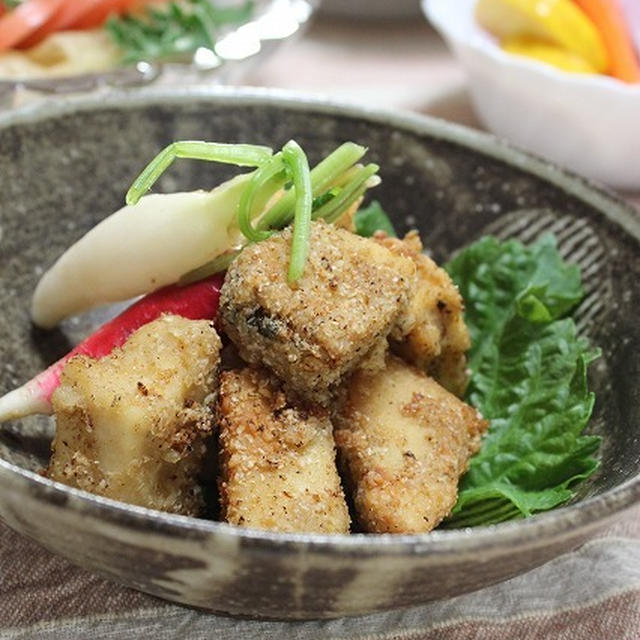 鶏の唐揚げみたいな！高野豆腐のから揚げ