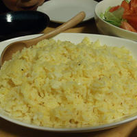 GABANあらびきガーリックで簡単チャーハン♪