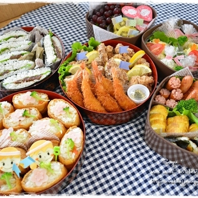 2015☆小学校～運動会のお弁当～♪