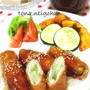 塩麹豆腐詰めゴーヤのチーズ焼♪