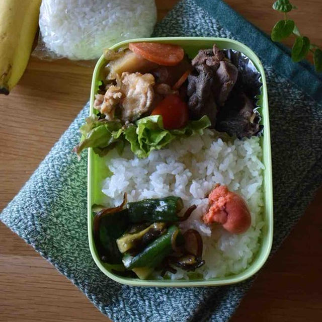 試合前日、分食スタイル晩ごはん✳︎試合当日朝ごはん✳︎試合後のお弁当。