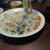 シチューリメイクで、あさりのクリームパスタ。