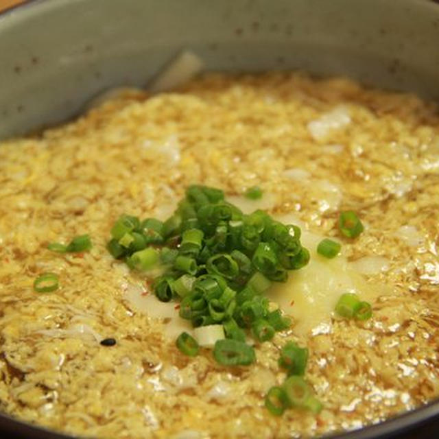 卵掛けカレーうどんチーズのせ♪