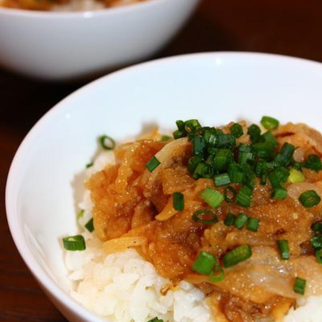 ミカちゃんのみぞれわさび豚丼