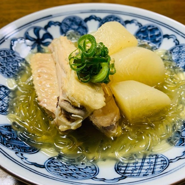 大根と手羽中のちゅるりん煮