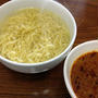 今朝の麺は「味噌つけ麺」