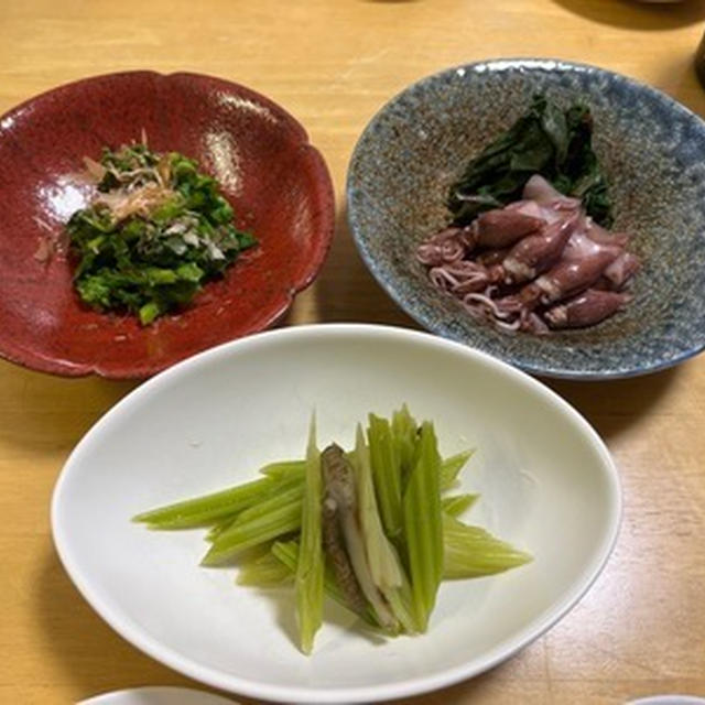 八尾の若ごぼうなんかで家宴会