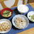 豚肉・しめじ・もやしの炒めものとれんこんのきんぴらと長芋とオクラのでうちごはん（レシピ付）