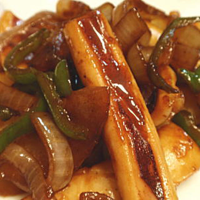一夜干しイカと野菜のバター醤油＆オイスターソース炒め（レシピ付）