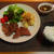 お野菜も食べないと・・・ポン酢で味付けハラミ焼き♪・・♪
