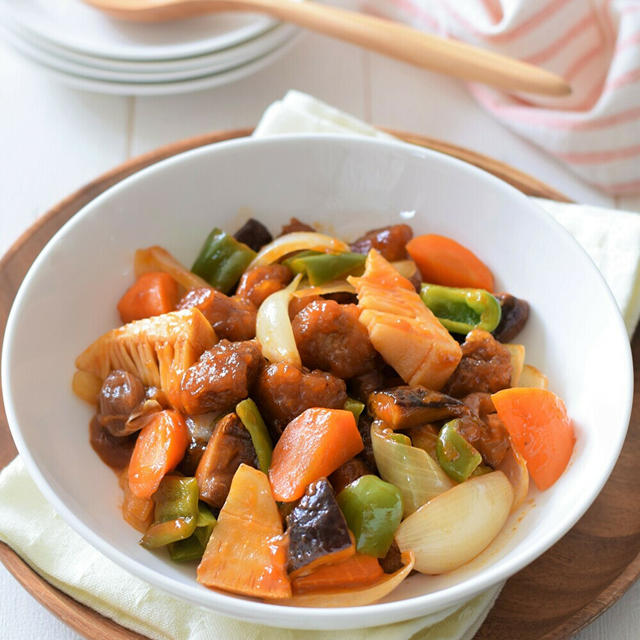 【中華料理】『酢豚』♡免疫力アップおかず♪野菜はレンチン加熱＆油控えめでヘルシー！