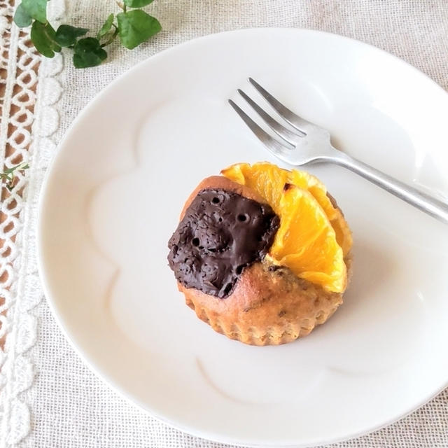 【美肌SWEETS】『オレンジとチョコの全粒粉カップケーキ』の美肌スイーツレシピ