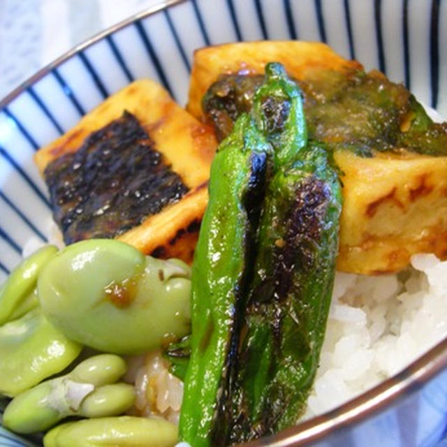 高野豆腐の蒲焼丼