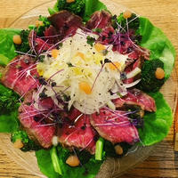 晩ごはん記録★ローストビーフサラダ