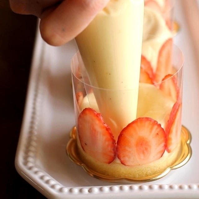大雑把な私には難しい…失敗作なフレジェ🍓