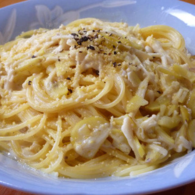 栗のクリームパスタ