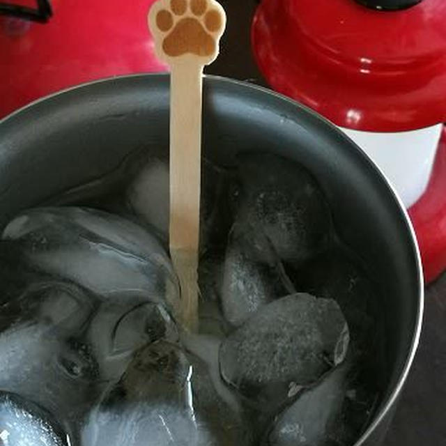 セリアの肉球マドラー♪