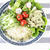 バジル蒸し鶏のグリーン冷麺