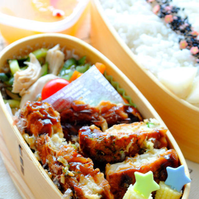 お好み焼きのお弁当（息子弁）