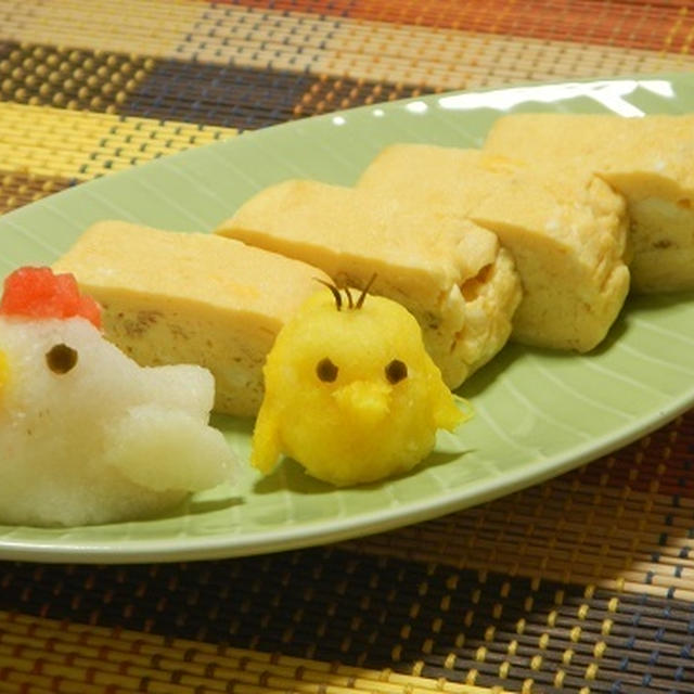 だし巻き卵・保護者添え・・・・