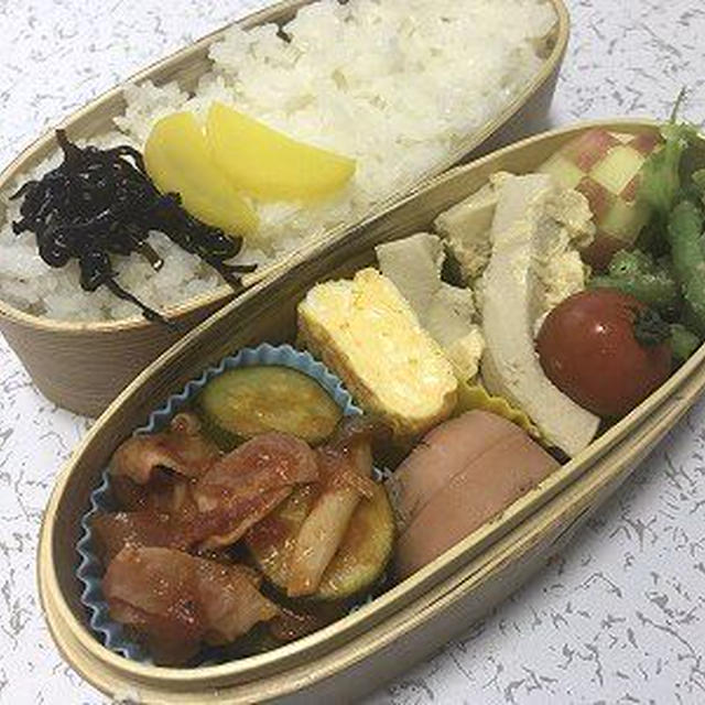 ズッキーニのトマトソース焼き弁当