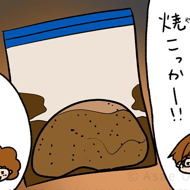 初めてのキャンプ🏕️🍖💖 33/74 焚き火で鶏肉の醤油焼き（1） - モナモナキッチン🍳14話