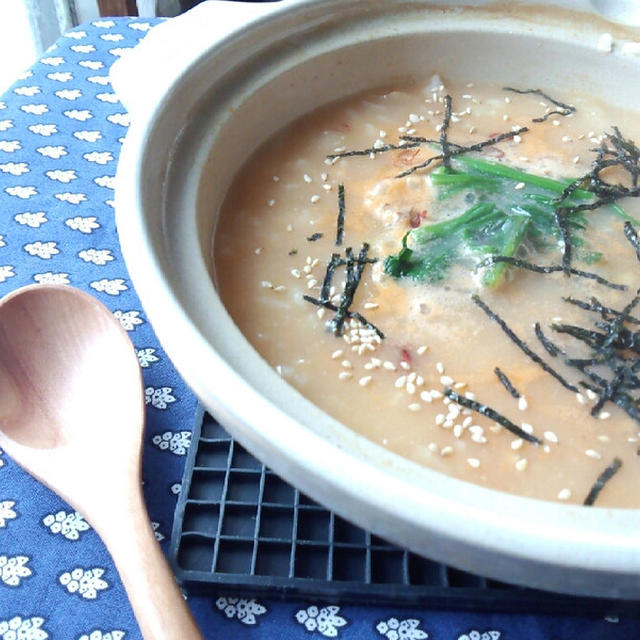 お・と・な・なにんにく雑炊✿はじめて記念日