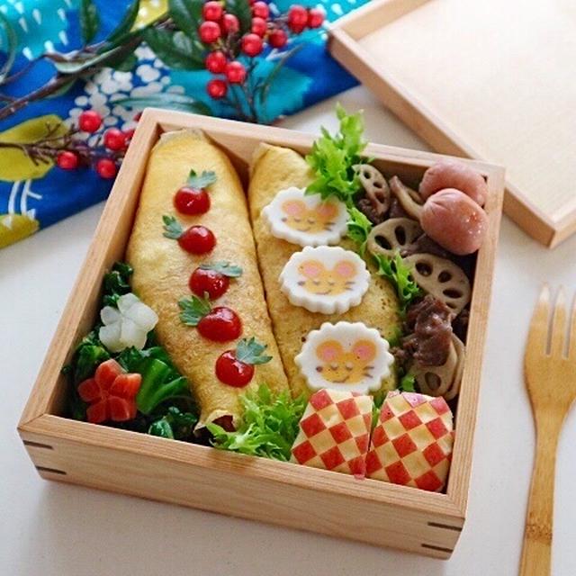 ダブルwwwオムライス弁当