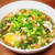 親子うどん。ごま油風味。