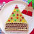 クリスマスにおススメ！ツリーのほうれん草チーズケーキ