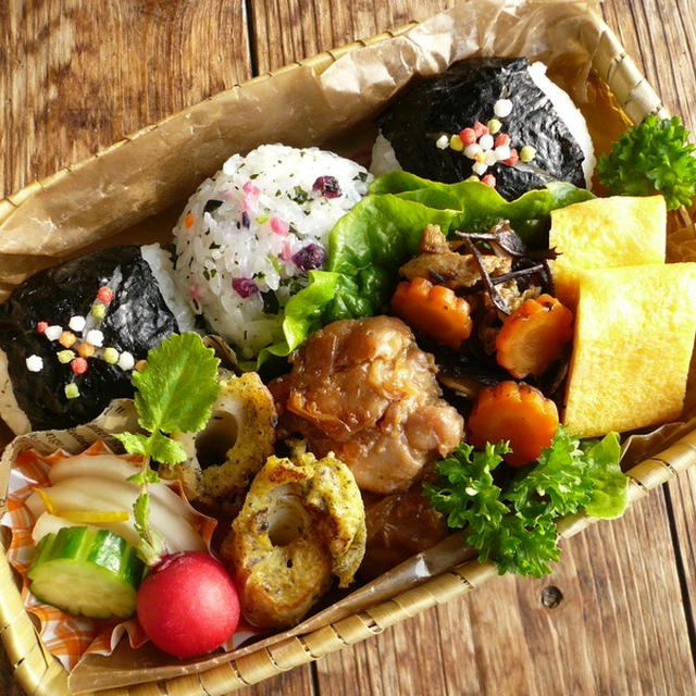 鶏の醤油麹焼き弁当♪
