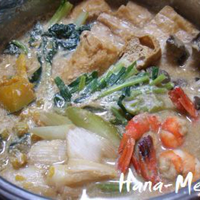 豆乳胡麻味噌鍋