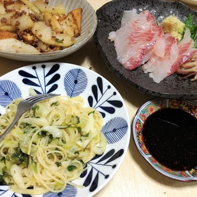 今日のごはんできてるよ#143／旦那めし＃116　夏らしいサッパリしたパスタ♪