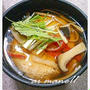 人参たっぷり豆腐まんじゅうのあんかけ
