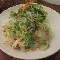 和えるだけ♪白菜と桜エビのぺペロンチーニ